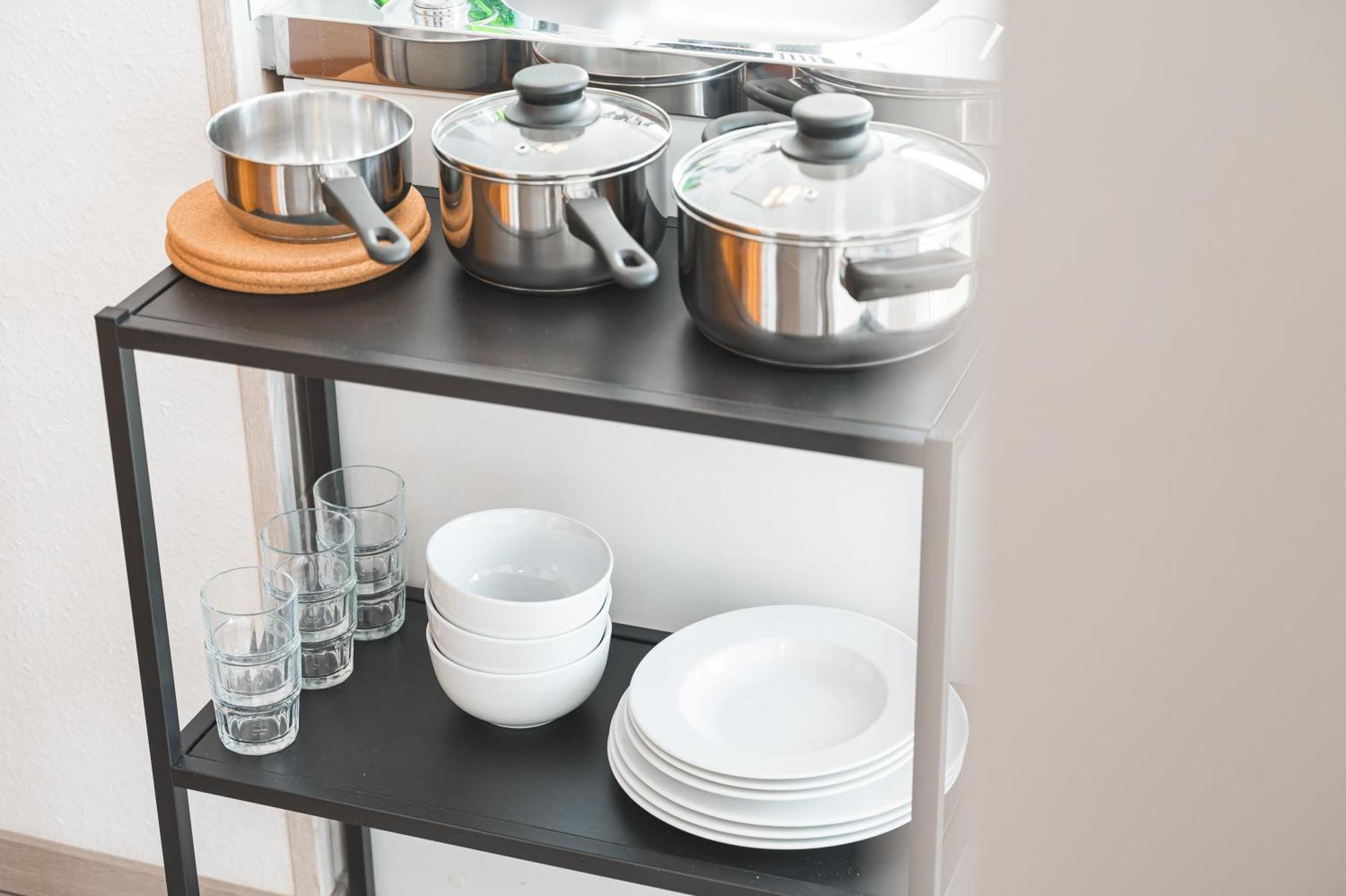 Home2Stay Apartmenthaus Heilbronn City Kitchen Parking Highspeed Wifi Washroom Extérieur photo